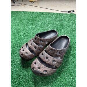 Keen FOO Footwear Mens Brown Woodgrain Clogs Sandals US 14 EU 47.5